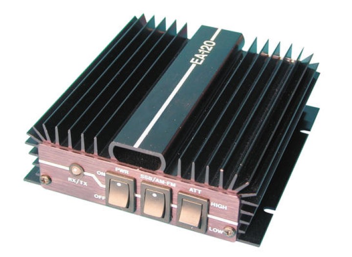 Amplificatore 27 mhz 80w per radiotrasmittente cb e tb622 sonorizzazione jr international - 1