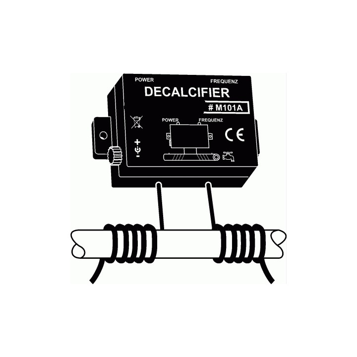 Anti calcareo electronico 12v anti tartro magnetico caño agua piscina piscinas kemo - 2