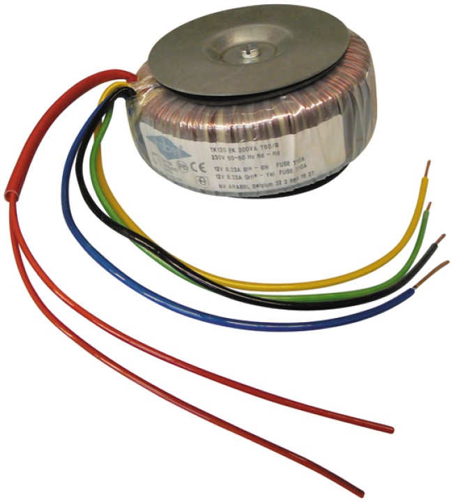 Transformador torico 230 v 50 60 hz 200va 2 x 12v transformacion convertidor conversion cen - 1