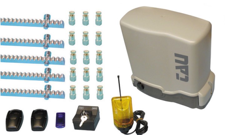 Professional automatism for sliding gate with 800kg 220v motor and 433mhz speedy08 remote control tau - 1