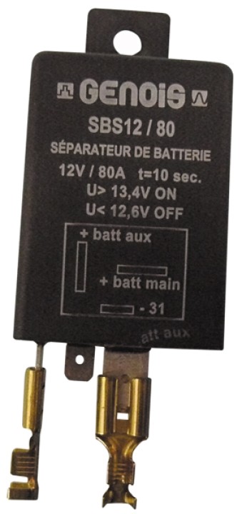Separador de bateria 12v 80a controlador de carga de bateria auxiliar separacion acoplamiento accu cen - 1