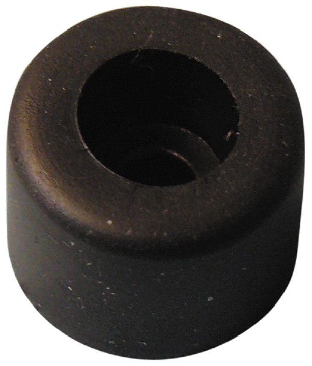 Piede diametro 16 mm in gomma nera qupc73516 parti, accessori cen - 1