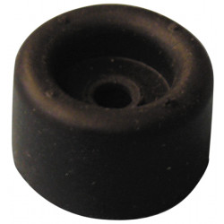 Piedi di diametro 21 millimetri in gomma nera qupc73521 parti, accessori cen - 1