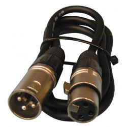 Cordon linea microfono blinde 1m xlr mal xlr fem cable y conexion audio a tarves del ampli mezclador mix cen - 1