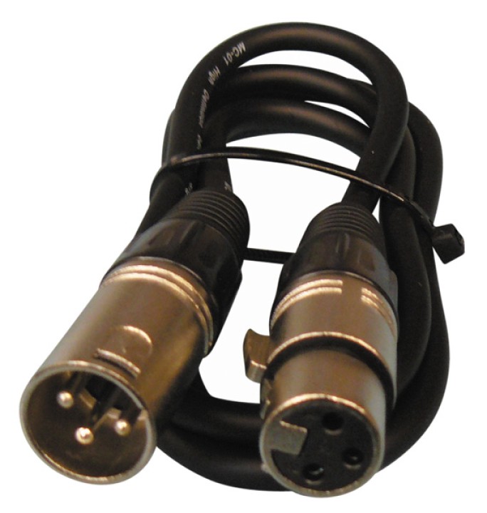 Schnur: 1m xlr stecker xlr buchse audioverbindungskabel cen - 1