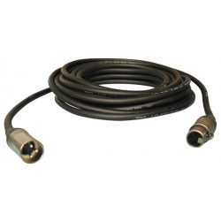 Cable xlr male to 3-pin female to 9 meters 2x1.5 pregnant cen - 1
