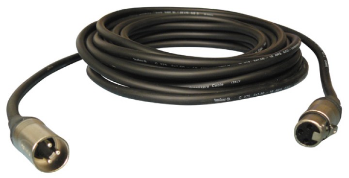 Cordon xlr macho hacia hembra 3 brochas 9 metros 2x1.5 para bocinas cen - 1
