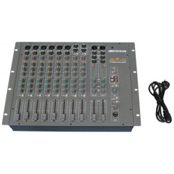 Mm 10 mixer with 6 mono and 2-channel stereo sound cen - 1