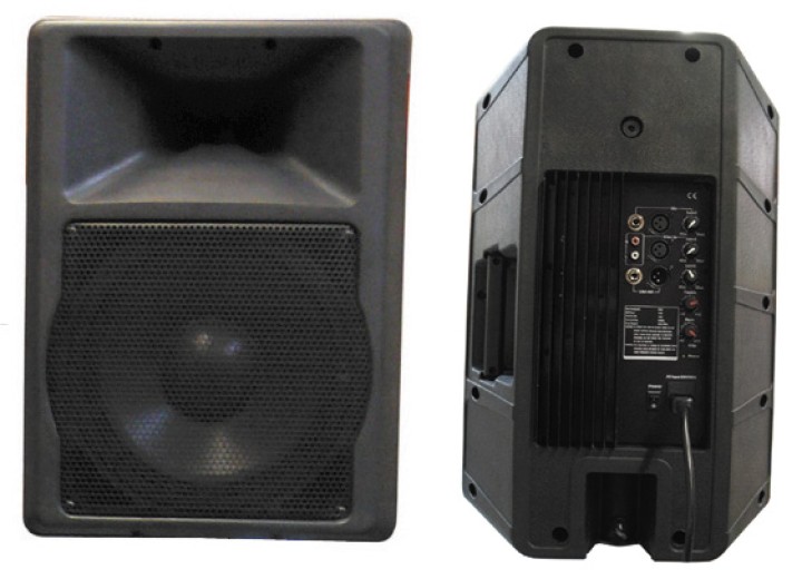 12 amplified speaker amplifier sound system 300w amp with speaker sphynx pa cen - 1