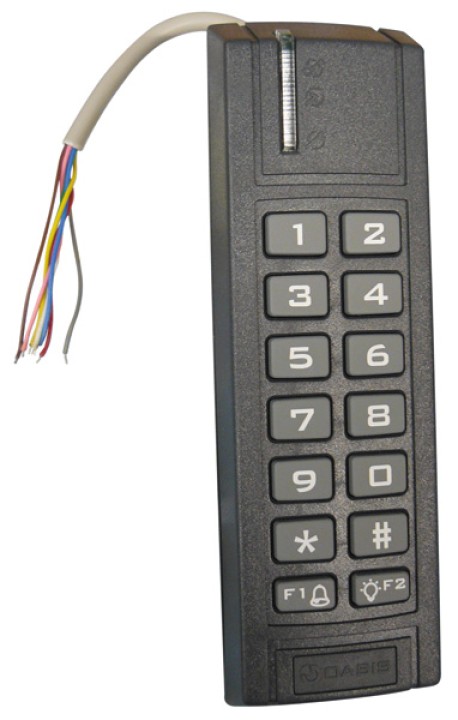 Tastiera esterna jablotron oasi impermeabile 868mhz (ip 65) wired lettore di schede di rfid ja80h  ja80 ja82 jablotron - 1