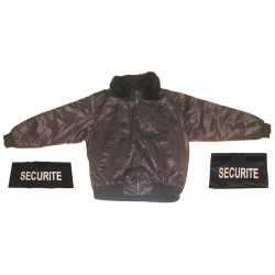Pack 1 chaqueta guardia de seguridad talla xl + 1 banda seguridad pecho + 1 dorsal seguridad jr international - 1