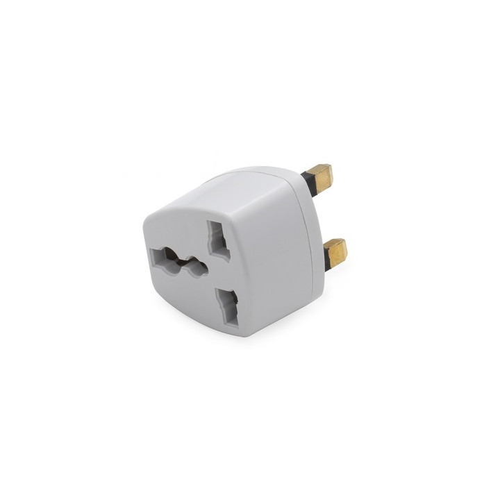 Adaptador electrico enchufe europeo hacia enchufe ingles lle929 adaptador convertidor jr international - 5