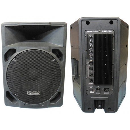 Attivo speaker audio 200w 230vac jbs psx12a emplifier rms/8ohms 350wrms/4ohms xlr mic / line cen - 1