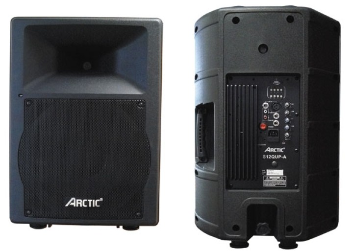Amplified speaker sound 230vac 150w rms hp 12 'artic mp3 player usb input microstrip line cen - 1