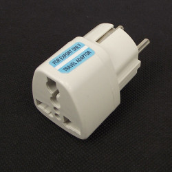 Travel adapter electric european plug to english plug adapter 1a 250vac adapter electric adapter electric