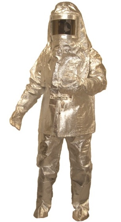 Combinación(mono) aluminio calor resistente 900°c agreement ga88 94 suelta la mosca guante protege zapato jr international - 1