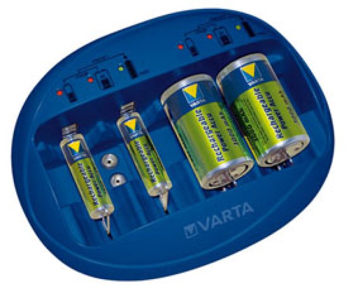 Universal charger aaa aa varta for type cd 9v (p15vr 4r6h 2r14n 6f22n 2r202) varta - 1