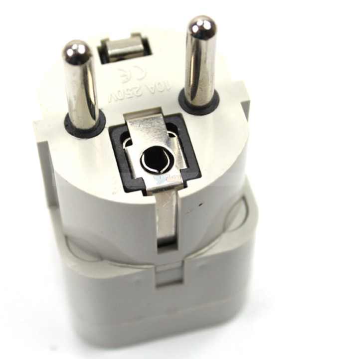 Adattatore presa europesa verso presa inglese adattatori viaggi 16a 250vca convertitore adattatore converter jr international - 