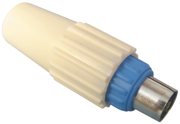 Male coaxial plug (9.5 mm each) for electricity television tv cen - 2