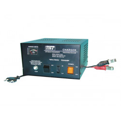 Electric battery charger battery 220vac 10a 12vcc/24vcc car battery 12v 24v jr international - 1