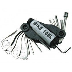 Bicycle tool kit with belt pouch 15 pcs