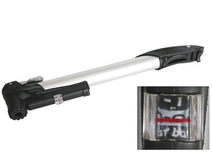 Doppelhub luftpumpe aus aluminium perel - 1