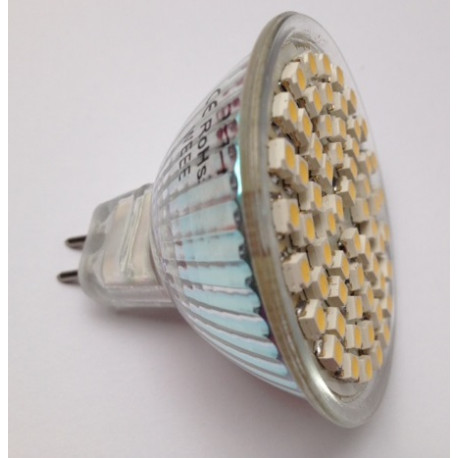 Smd led lampada 12v 3w mr16 x60 bianco caldo a bassa energia per l'illuminazione gu5.3 ev610mr jr  international - 5