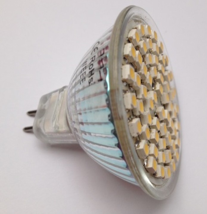 Lampara led smd x60 mr16 12v blanco iluminacion gu5.3 ev610mr iluminacion bajo consumo jr  international - 5