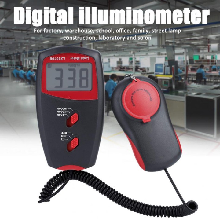 Digital Light Meter 100.000 Lux-Meter Prüfvorrichtung-Mess Lumen LCD Photo jr international - 10