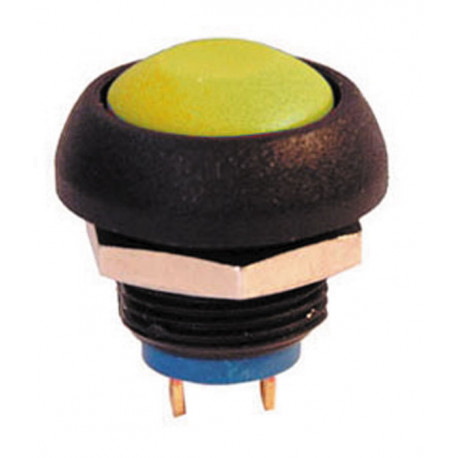 Boton electrico unipolar estanco amarillo piezas de repuesto accesorio material electronico cen - 1