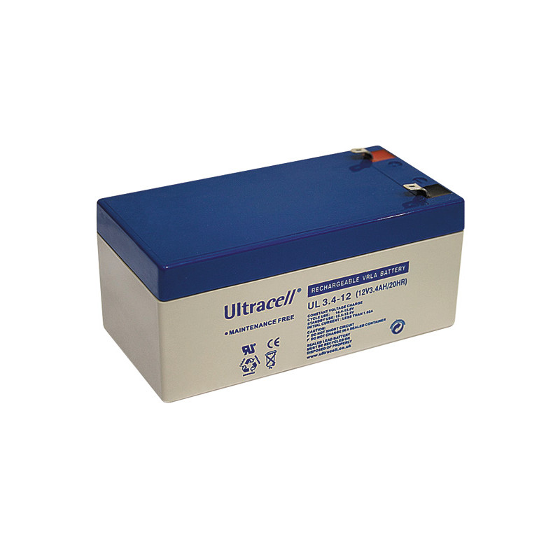 Sécurité Batterie NP22.8 NP3.2 NP3.3 12 volts 3.3 ah Ultra Max Rechargeable Alarme 