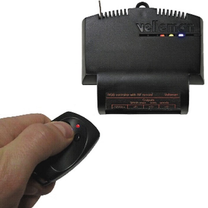 Controller rgb led di potenza di illuminazione a distanza vm151 velleman basso consumo velleman - 1