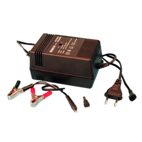 Cargador electronico automatico baterias recargables 220vca 6 12vcc 1800ma vl612lae cargadores electronicos alimentacion vellema