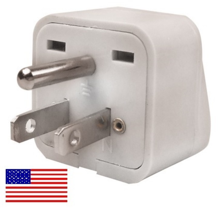 Reiseadapter stromversorgungsadapter 6a usa stecker + erdkontakt euro buchse elektrischer adapter elektronik jr international - 