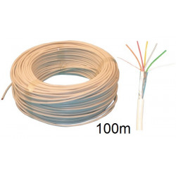 Flexibles kabel 6x0.22 weiß ø4.5mm 100m flexible kabel flexibles kabel flexibles kabel flexibles kabel cae - 2