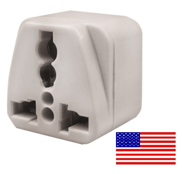 Adaptador electrico 6a macho americano a hembra euro universal adaptadores conectores adaptadores adaptador convertidor jr inter