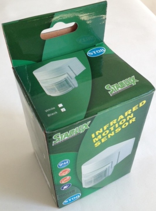 Infrarosso a tenuta stagna 220vca 1000w 10m nero illuminazione automatica attivata da allarme radar a detettore volumetrico illu