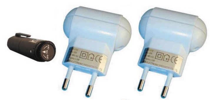 Pack 3 repelente mosquitos por ultrasonidos ahuyentador ultrasónico ultrasonido butterfly fly (2 rmt+ 1 rm2) jr international - 