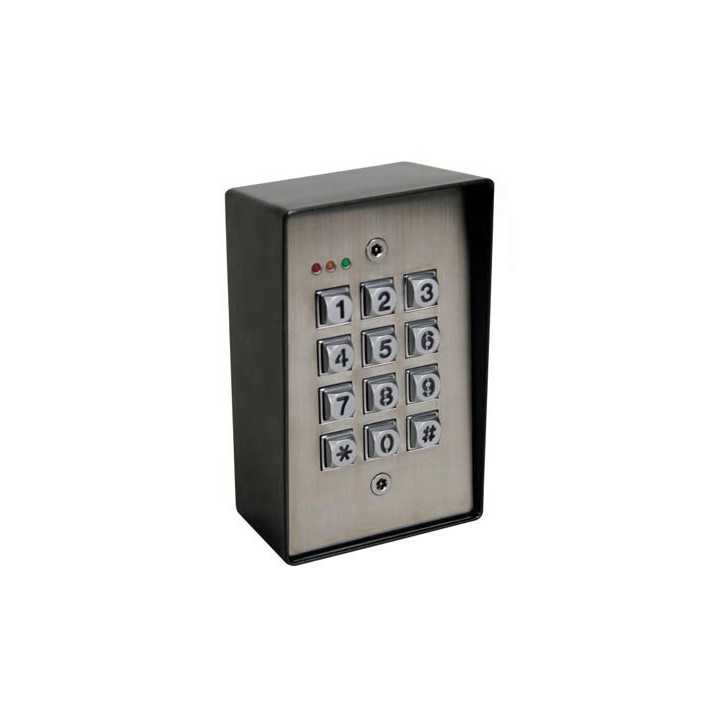 Teclado digital autónomo antivandalismo, resistente a la intemperie, retroiluminación, 2 canales velleman - 2