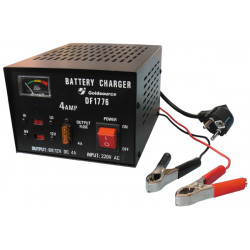 Rechargeable battery charger 6v 12v car auto 220v 4a (metal case) 6/12vcc jr international - 1