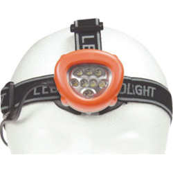 8 led headlamp torch head light low consumption lighting shock oulam16 cen - 1