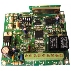 Multi-channel receiver 2 has self-learning rolling code ae/rx433 2ch