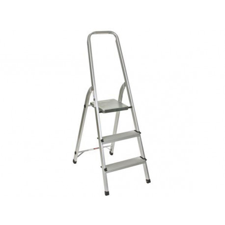 Aluminium step stool 2 steps + platform perel - 1