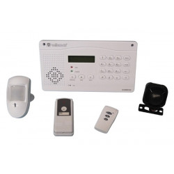 System wireless alarm transmission telephone ham06ws remote infrared touch velleman - 6
