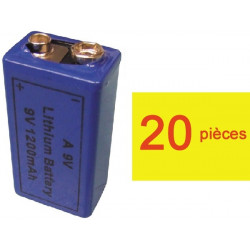 9v 1200ma batteria al litio 6f22 6lf22 am6 1604a 6lr61 mn1604 a9v 522 a1604 4022 lunga durata (20 pilas) alimentazione pile batt