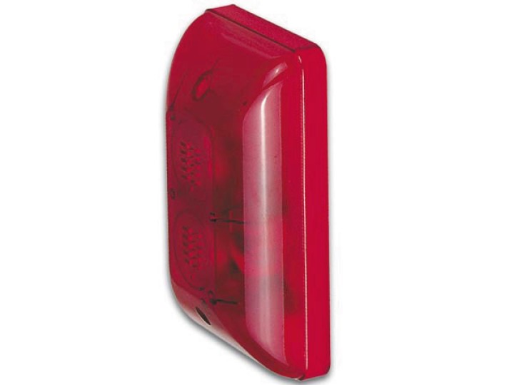 Sirena exterior con luz estroboscópica para sistema de alarma jr  international - 1
