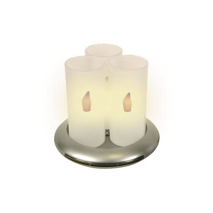 Juego de 3 velitas con leds recargables velleman - 1