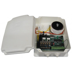 Central electronic gate automation kit for 2 doors or pk05d pk05g jr international - 1
