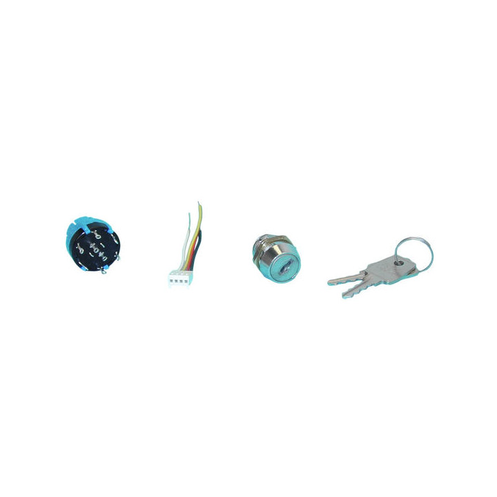 Lock with switch for fire central aef1, aef3, aef5, aef8, aef16, aef24 albano - 1