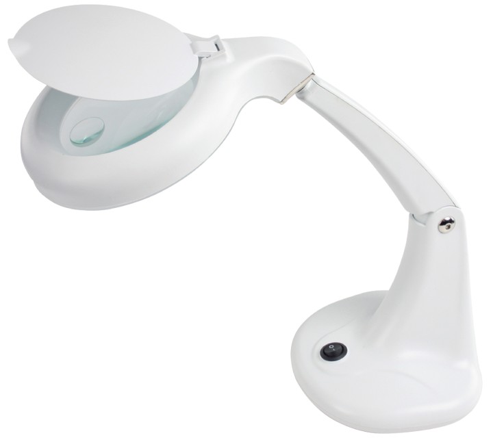 Desktop lamp with magnifying glass velleman - 1